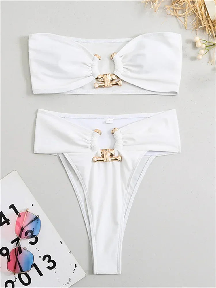 Sexy Bandeau Bikini Set