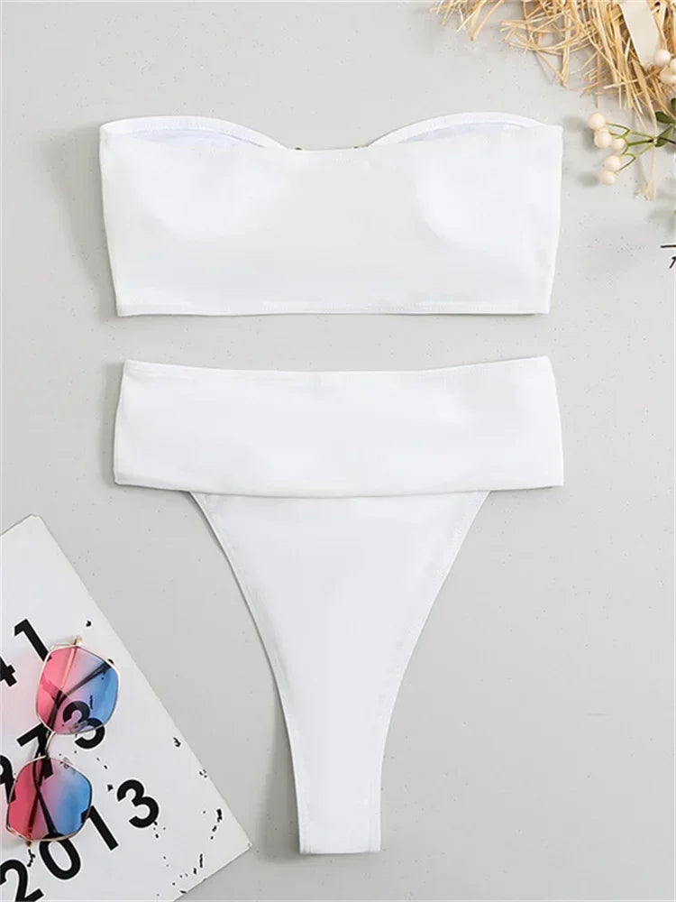 Sexy Bandeau Bikini Set