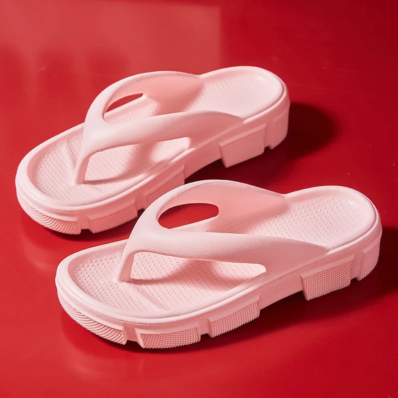 Trendy Non-Slip Wedge Beach Slippers