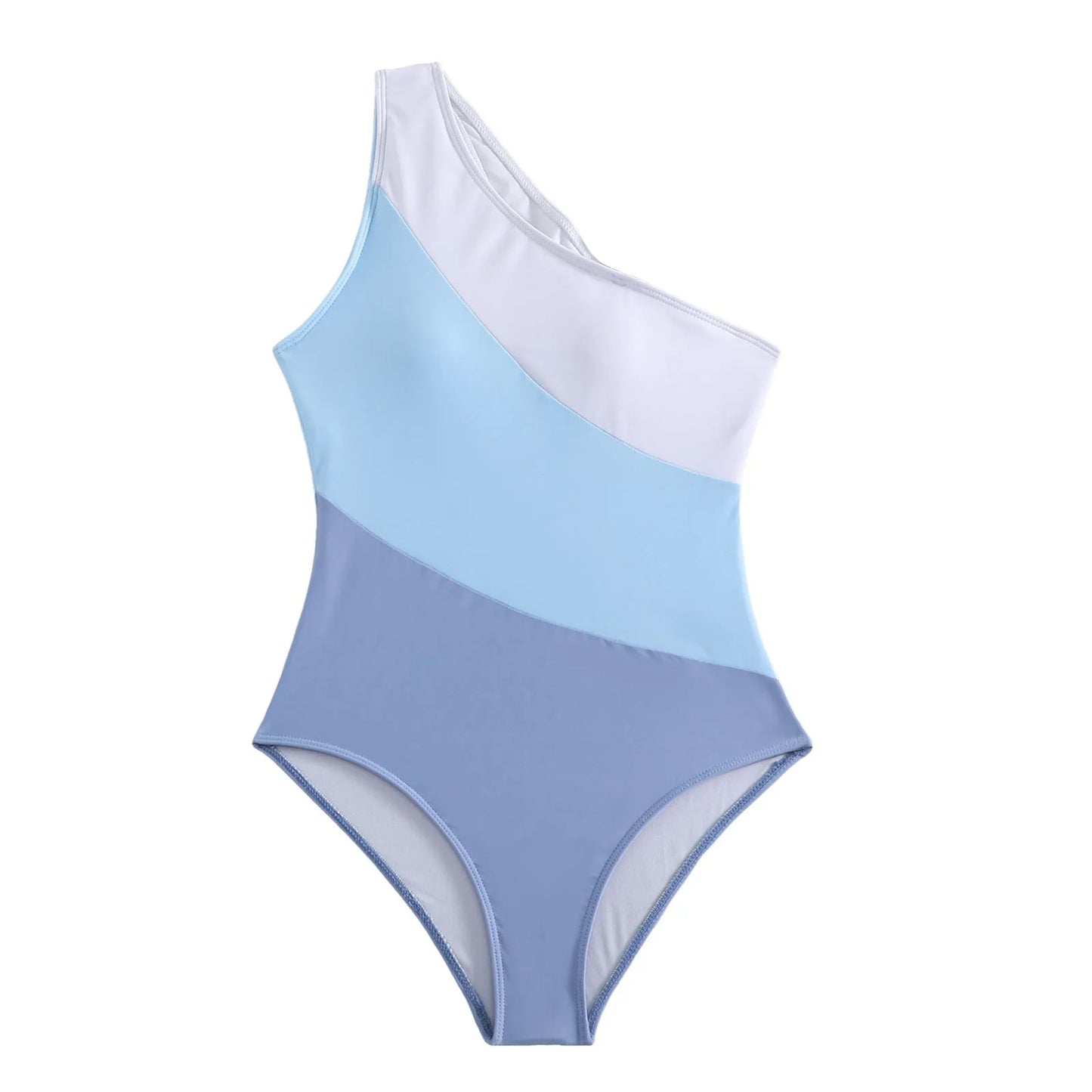 Colorblock Monokini for Beach Vibes