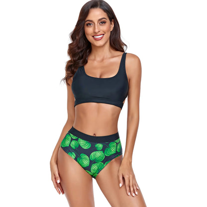 "Tummy Control High Waist Bikini Set

"